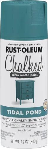 Miniatura 30 de Rust-Oleum - Pintura a la tiza en aerosol ultramate de 12 onzas (paquete de 1), color carbón, 302590
