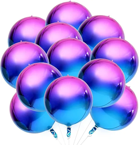Miniatura 14 de Paquete de 12 globos con diseño de planeta en 4D para decoración del Día de la Tierra, 22 pulgadas, 360 grados, para decoraciones de fiestas