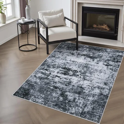 Miniatura 26 de Alfombra lavable de 2 x 3 pulgadas, alfombra de entrada: lavable, moderna, abstracta, suave, fina, antideslizante, resistente a las manchas