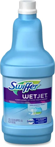 Miniatura 5 de Swiffer FBA_23679CT WetJet Solución Multi Propósito 42.31.25 oz/litros, Multicolor, Aroma Fresco de Ventana Abierta, 42.2 Fl Oz