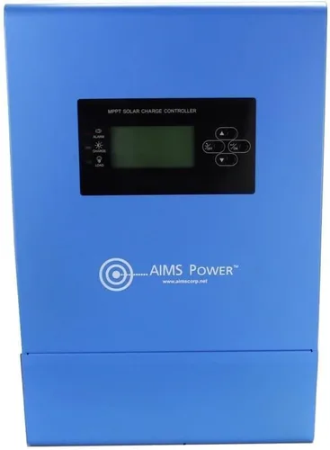 Miniatura 4 de AIMS Power SCC80AMPPT Controlador de carga solar MPPT de 80 amperios; carga sistemas solares de 12, 24, 36 y 48 voltios; carga de 4 etapas; selector