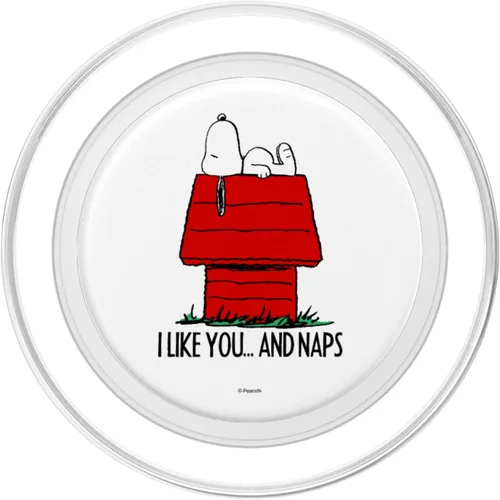 Miniatura 2 de Peanuts Snoopy Valentines I Like Naps PopSockets MagSafe PopGrip para iPhone