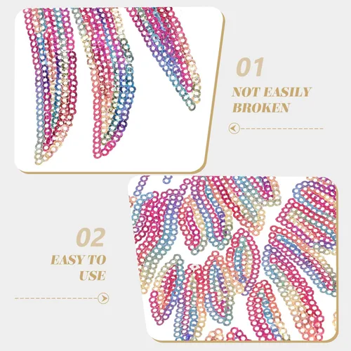 Miniatura 5 de Didiseaon 2pcs Embroidered Angel Wings Sequin Patch DIY Clothing Decor Iron-on Applique for Jackets Craft Accessories