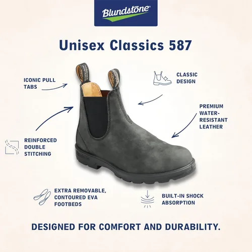 Miniatura 5 de Blundstone - Botas Classic 550 estilo Chelsea, modelo BL550