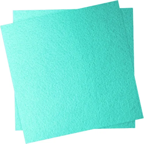 Miniatura 10 de Hojas de tela de fieltro de 6 x 6 pulgadas para manualidades, 0.039 in de grosor, papel de fieltro de colores surtidos para manualidades de costura