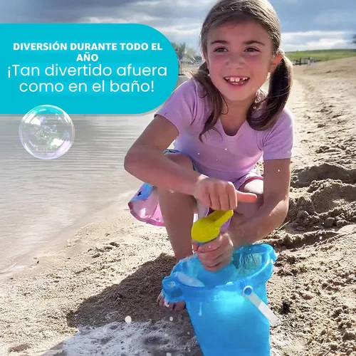 Miniatura 4 de HABA Juguetes de baño para niños pequeños: batidor de baño de burbujas para niños, para juegos sensoriales, habilidades motoras y diversión