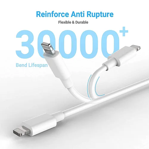 Miniatura 5 de Cable de Apple CarPlay para automóvil, cable USB C a Lightning para iPhone 14, 14 Pro Max, 13, Plus, SE 2nd/12/11/Xs/XR, iPad 4/5/6/7/8, Mini