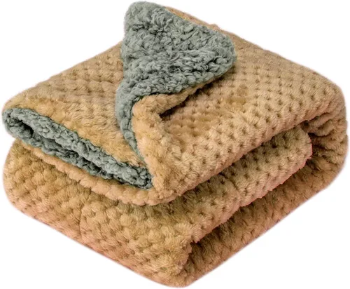 Miniatura 15 de Manta mullida o manta mullida para bebé niña o niño, suave y cálida y acogedora manta de vellón coral para bebé, bebé o recién nacido, manta