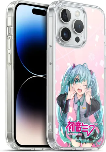 Miniatura 177 de Head Case Designs Licencia Oficial Hatsune Miku Gráficos Lindos Carcasa de Gel [Protección de Grado Militar] Compatible con Apple iPhone 7