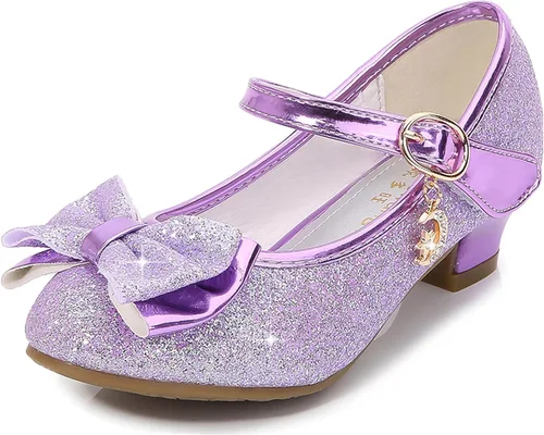 Miniatura 21 de Cadidi Dinos Zapatos de vestir para niñas con tacón de fiesta de boda Mary Jane Princess Flower Shoes (bebé/niño pequeño/niño grande)