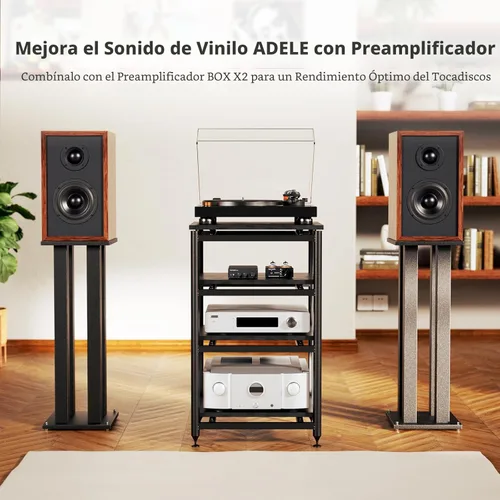 Miniatura 6 de Fosi Audio TB10D Amplificador Estéreo de 2 Canales, Clase D Mini Amplificadores de Potencia Integrados 600W para Altavoces Pasivos/Bass Shaker