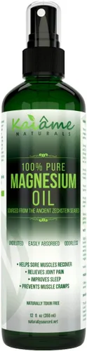 Miniatura 3 de Magnesio Aceite spray grande 12 oz sin diluir Incluye botella spray tamaño de viaje 100% puro y orgánico obtenido de la antigua Zechstein