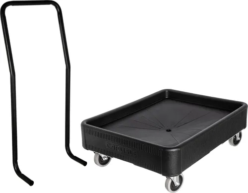 Miniatura 4 de Carlisle FoodService Products Cateraide Dolly para Xdl3000H - Carretilla con asa para catering y eventos, plástico, color negro