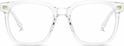Miniatura 6 de PANNER Gafas cuadradas de gran tamaño con bloqueo de luz azul para mujeres y hombres, antirreflejos, reducen la fatiga ocular, gafas de computadora
