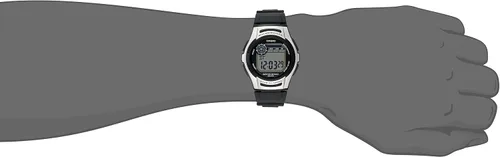 Miniatura 2 de Casio Men's W213-1ACF Basic Black and Silver Digital Watch