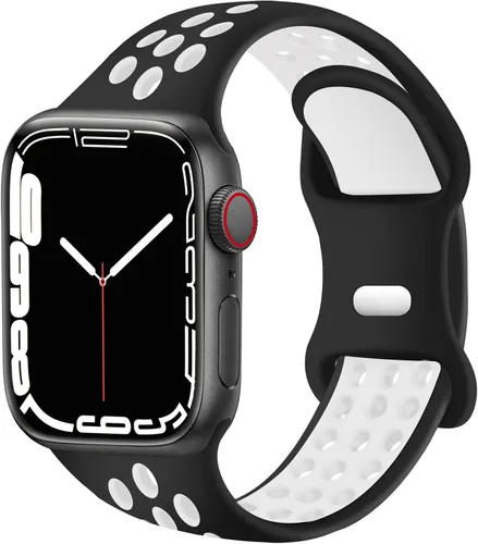 Miniatura 26 de Correas deportivas compatibles con correas de Apple Watch de 1.496 in 1.575 in 1.614 in 1.654 in 1.732 in 1.772 in 1.811 in 1.929 in, correa
