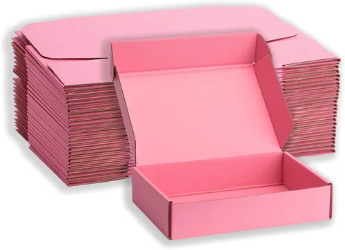 Miniatura 42 de Cajas de envío pequeñas de 6 x 4 x 3 pulgadas, cajas de cartón corrugado negro (paquete de 20) para correo, embalaje, pequeñas empresas y embalaje