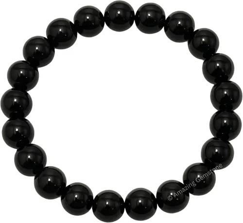 Miniatura 460 de Amazing Gemstone Pulsera de cristal para mujeres y hombres, pulsera de cristal curativo de protección, pulsera elástica con cuentas de piedras
