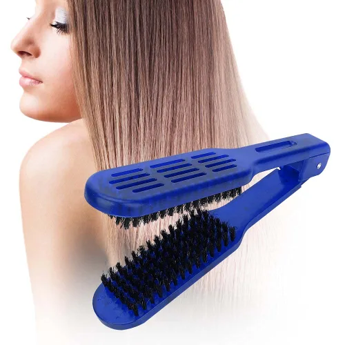ZJchao Cepillo para el pelo, cepillo de doble cara, alisador de pelo, alisador antiestático, peine para mujeres y hombres, adecuado para el hogar y