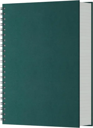 Miniatura 13 de EUSOAR Cuadernos para el trabajo, 1 paquete A4 de 8.3 x 11.2 pulgadas, tapa dura, rayado en espiral con renglones universitarios, 240 páginas