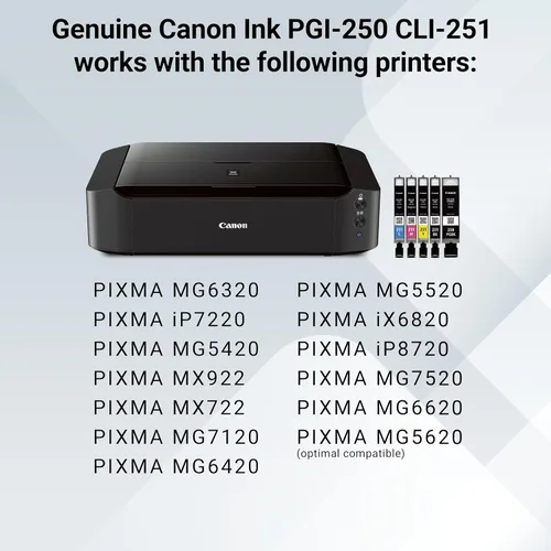 Miniatura 6 de Canon PGI-250/CLI-251 Paquete Amazon de 5 colores, (paquete de 2)