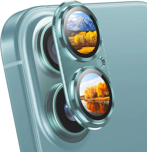 Miniatura 29 de AFARER Paquete de 2 protectores de lente de cámara para iPhone 13/iPhone 13 Mini, protector de lente de cámara Ultra HD, cubierta de cámara