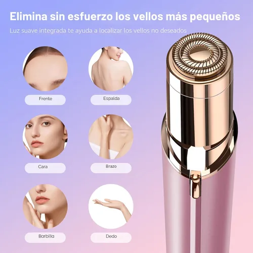 Miniatura 2 de Removedor de vello facial para mujeres - como se ve en TV, afeitadora facial sin dolor - mini removedor de vello, afeitadora eléctrica portátil