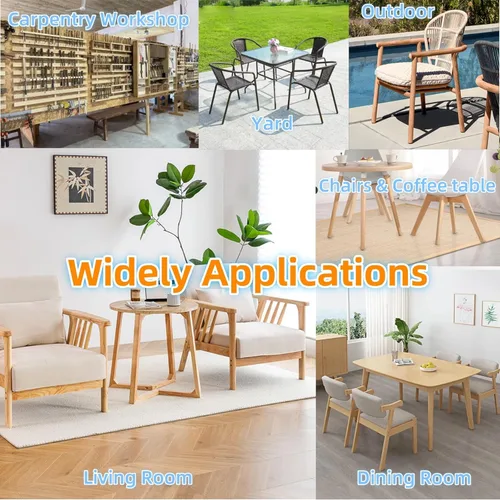 Miniatura 4 de Dia Nail On Furniture Glides para sillas, mesas, uñas acolchadas con base de níquel para muebles, lo que permite que las sillas se deslicen sin