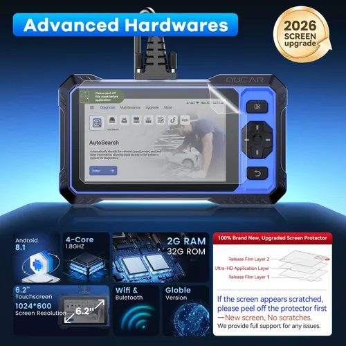 Miniatura 5 de Escáner OBD2, MUCAR 632 Elite herramienta de escaneo OBD2 bidireccional asistida por IA, herramienta de diagnóstico de escáner de coche