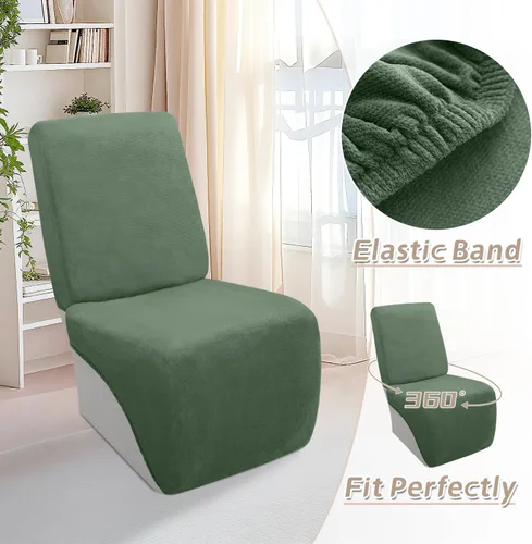 Miniatura 364 de Arfntevss Fundas de sofá seccional reclinable de terciopelo, Funda de sofá seccional de esquina para sofá reclinable, Funda elástica suave