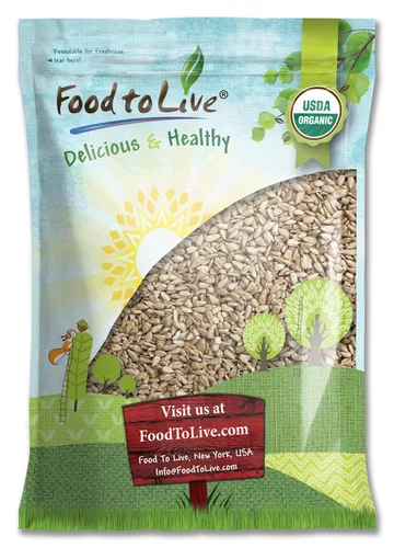 Miniatura 11 de Food to Live - Semillas de girasol orgánicas, 1 libra - Sin cáscara, crudas, sin OMG, granos secos, sin sal, kosher, vegano, Keto, Paleo, Sirtfood