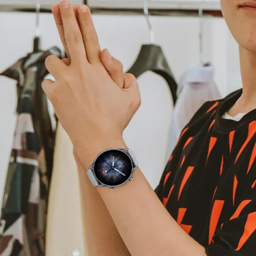 Miniatura 7 de Amzpas Correa de silicona para Amazfit GTR, 0.866 in, paquete de 4 pulseras de repuesto suaves de liberación rápida, correa deportiva para hombres