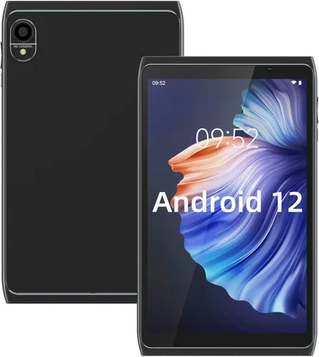 Tablet Android 8 pulgadas, Tableta Android 12.0 de 32GB de almacenamiento con expansión SD de 1024GB, PC de tabletas, procesador Quad-core 2GB RAM