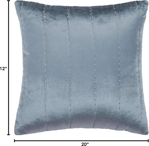 Miniatura 2 de SAFAVIEH Home Collection Gressa - Cojín decorativo de 12 x 20 pulgadas, color gris y azul