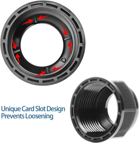 Miniatura 4 de Surtido de prensaestopas de nailon IP68, impermeable, con certificación UL y compatible con RoHS, 20 piezas, alivio de tensión de cable de 1/4 Negro