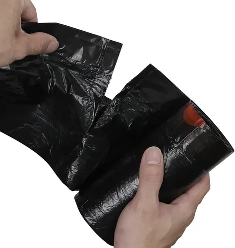 Miniatura 5 de Teyyvn Bolsas de basura negras con cordón de 3 galones, 220