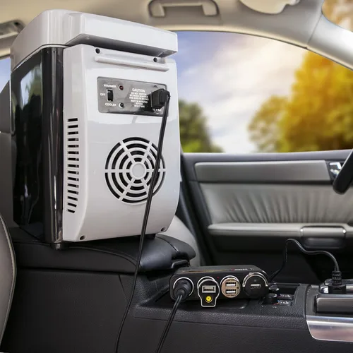 Miniatura 2 de Wagan divisor y extensor de tomacorriente automotriz de 4 vías de 12V, divisor de potencia para mechero
