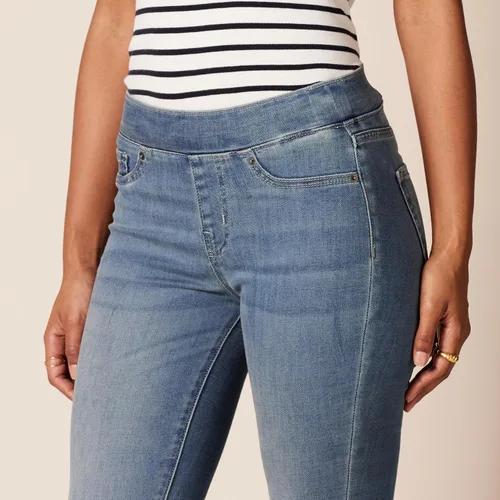 Miniatura 4 de Tienda Essentials Jegging elástico de tiro medio para mujer (disponible en tallas extragrandes)