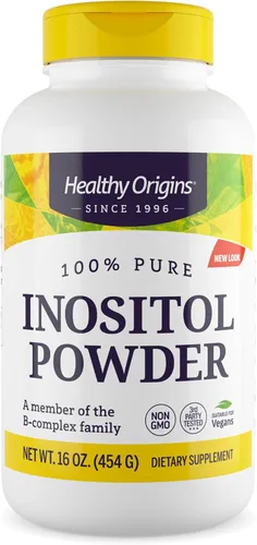 Miniatura 11 de Healthy Origins Inositol en polvo, 2.00 oz - para la salud de la piel, el cabello y las uñas - Suplemento de vitamina B8 en polvo - Parte