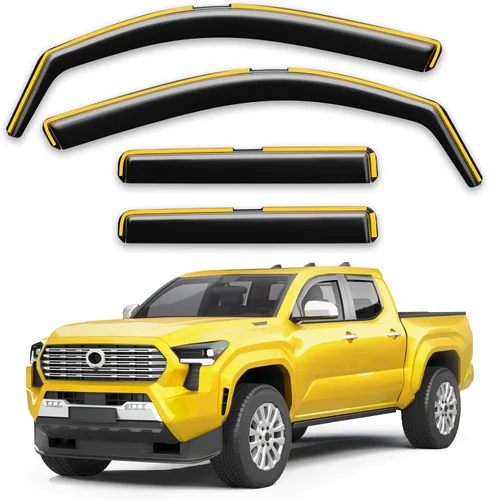 Miniatura 21 de Protectores de lluvia para ventana de canal para Jeep Grand Cherokee 2011-2021 (no para L), protectores de lluvia extra duraderos, viseras laterales