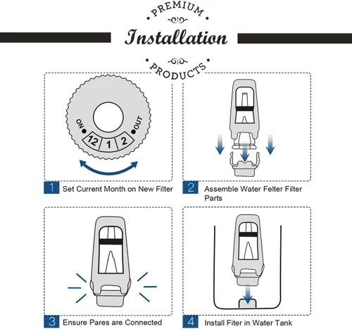 Miniatura 8 de Paquete de 2 filtros de agua de repuesto compatibles con Breville Sage Claro Swiss para máquina de café espresso Oracle Barista Bambino