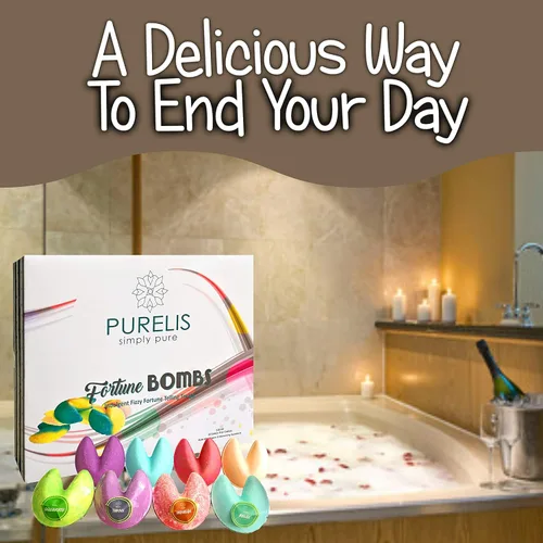 Miniatura 3 de Set de regalo de bombas de baño para mujeres, 24 bombas de baño relajantes y vaporizadores de ducha que dicen la fortuna. ¡El mejor recuerdo