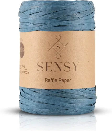 Miniatura 13 de Sensy Premium - Papel de rafia, 438 yardas, cinta de papel (verde)