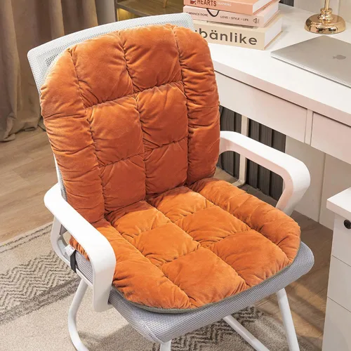 Miniatura 9 de Cojín para Silla de Escritorio Antideslizante Cojín de Asiento Mecedora Almohadilla para Silla de Oficina Cojín de Asiento de Dormitorio con Soporte