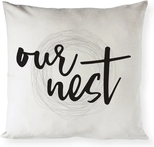 Miniatura 27 de The Cotton & Canvas Co. Home is Wherever I'm with You - Funda de almohada, funda de cojín, funda de almohada decorativa
