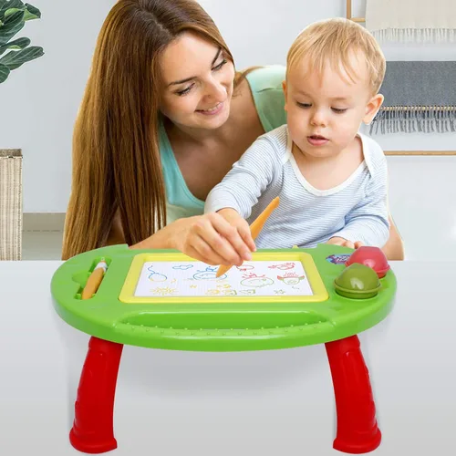 Miniatura 3 de Juguetes para niños pequeños, juguetes para niños de 1 a 2 años, tablero de dibujo magnético, pizarra borrable para niños, juguetes educativos