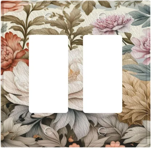 Miniatura 89 de Decorativo Arte Interruptor de Luz Cubiertas de Pintura al óleo Estilo Flores Placa de Pared de Interruptor de Interruptor Decorativo Placa