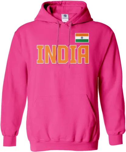 Miniatura 8 de Threadrock India National Pride - Sudadera unisex con capucha