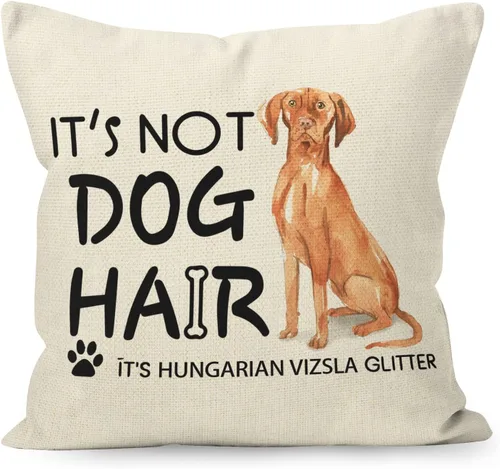 Miniatura 3 de Funny Dog Quote It's Not Dog Hair It's Bernese Mountain Glitter - Funda de almohada de lino y algodón, con frase en inglés "It's Not Dog Hair