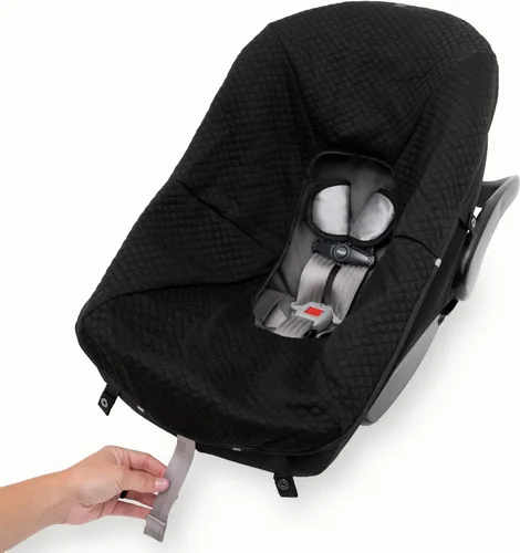 Miniatura 9 de Little Unicorn Saco para asiento de automóvil para bebé, resistente a la intemperie, con cierre magnético, respaldo antideslizante y diseño de arnés
